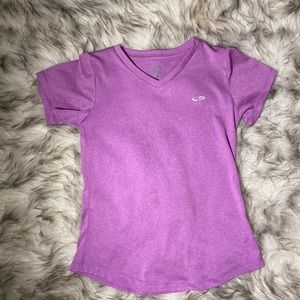 -Purple workout tee-
